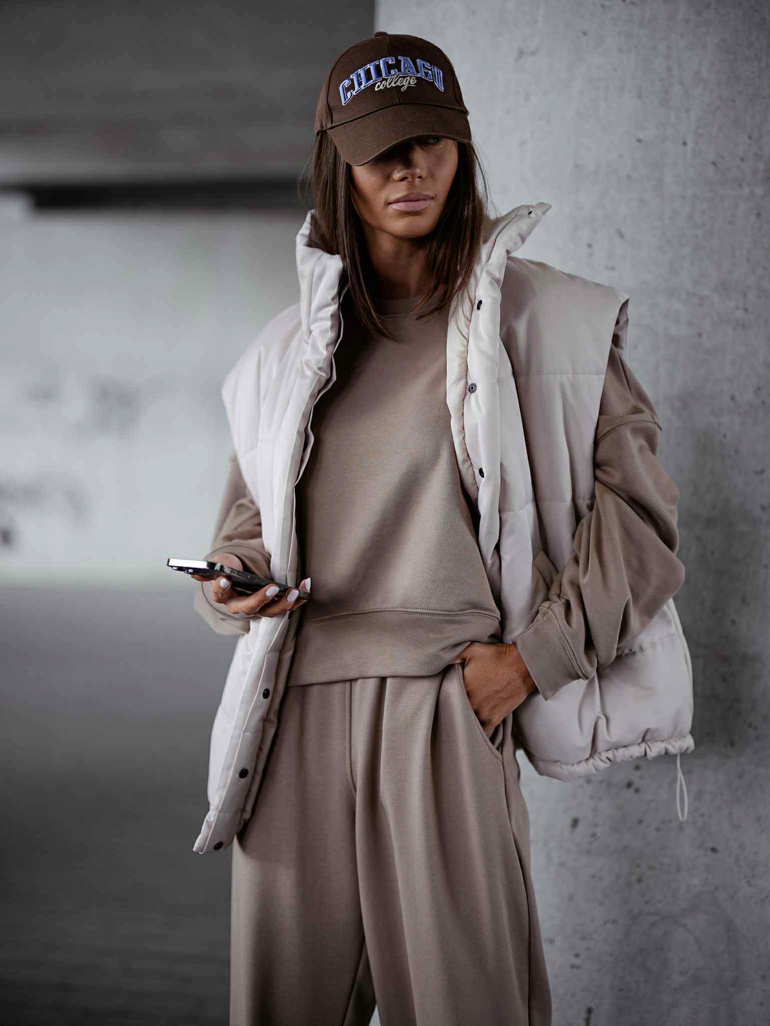Oversize Vesta Deluca Me Gusta Béžová