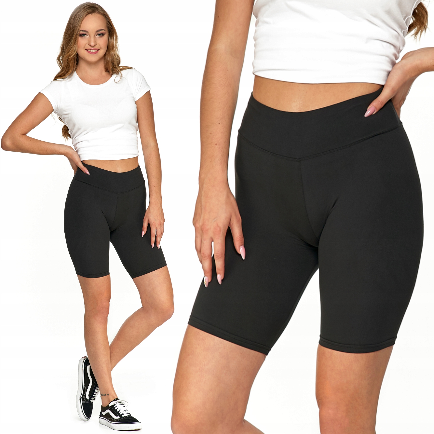 

Legginsy Damskie Kolarki Wysoki Stan Moraj S/m