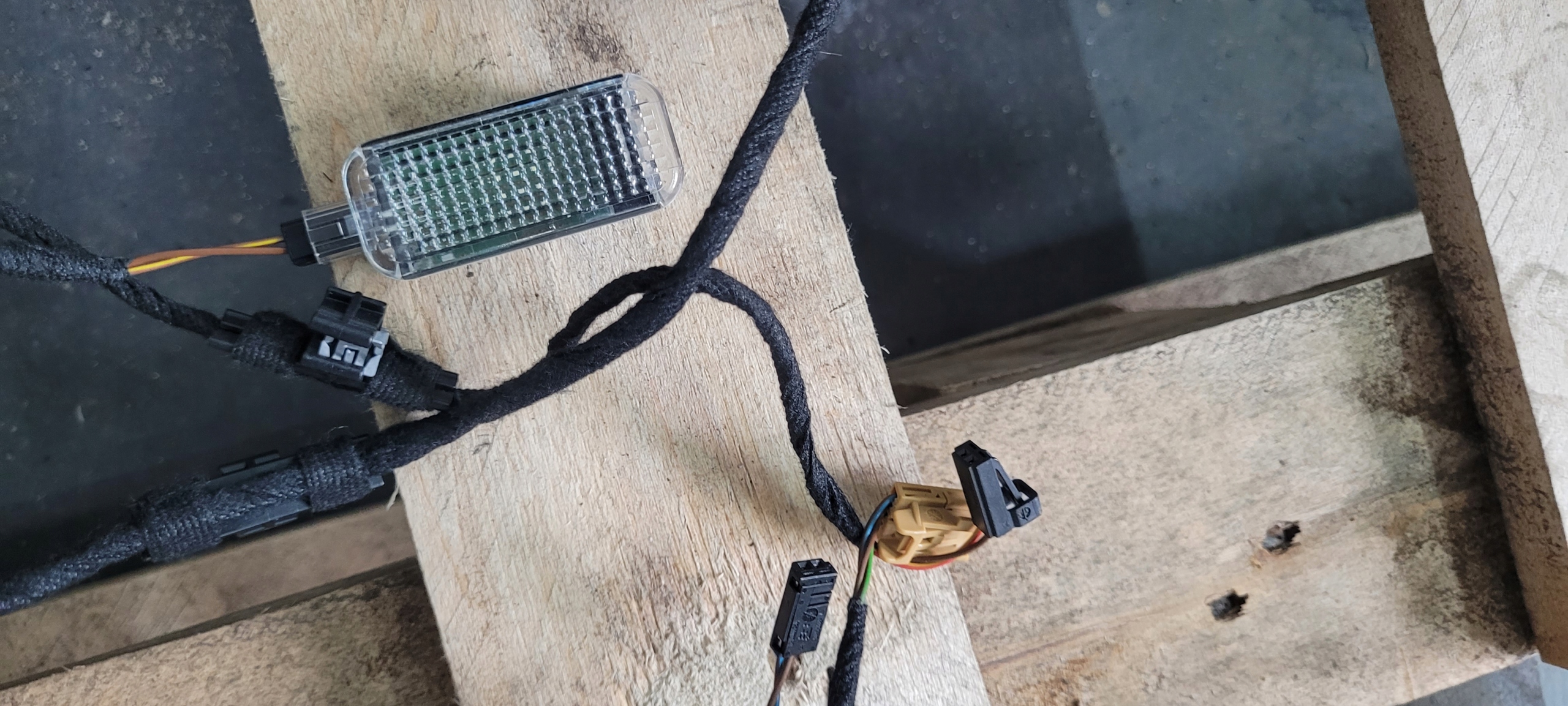 A7 4G handle handles door diodes LED PODSWIETLANE AMBIENTE 4X