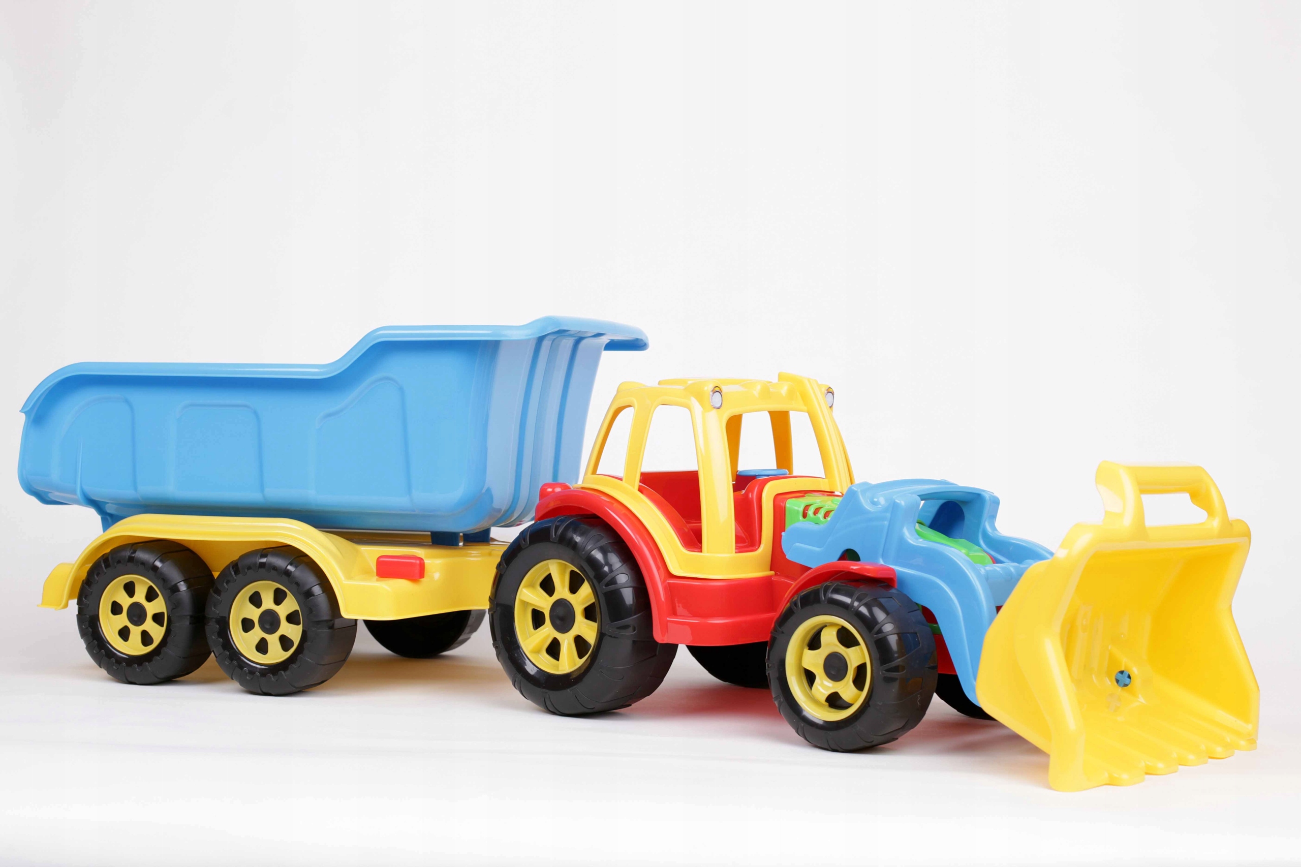 

0350 Traktor Z Przyczepą 90CM Polski Produkt