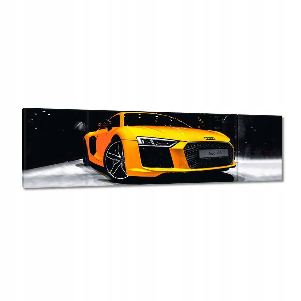 Obrazy 170x50 Žluté Audi R8