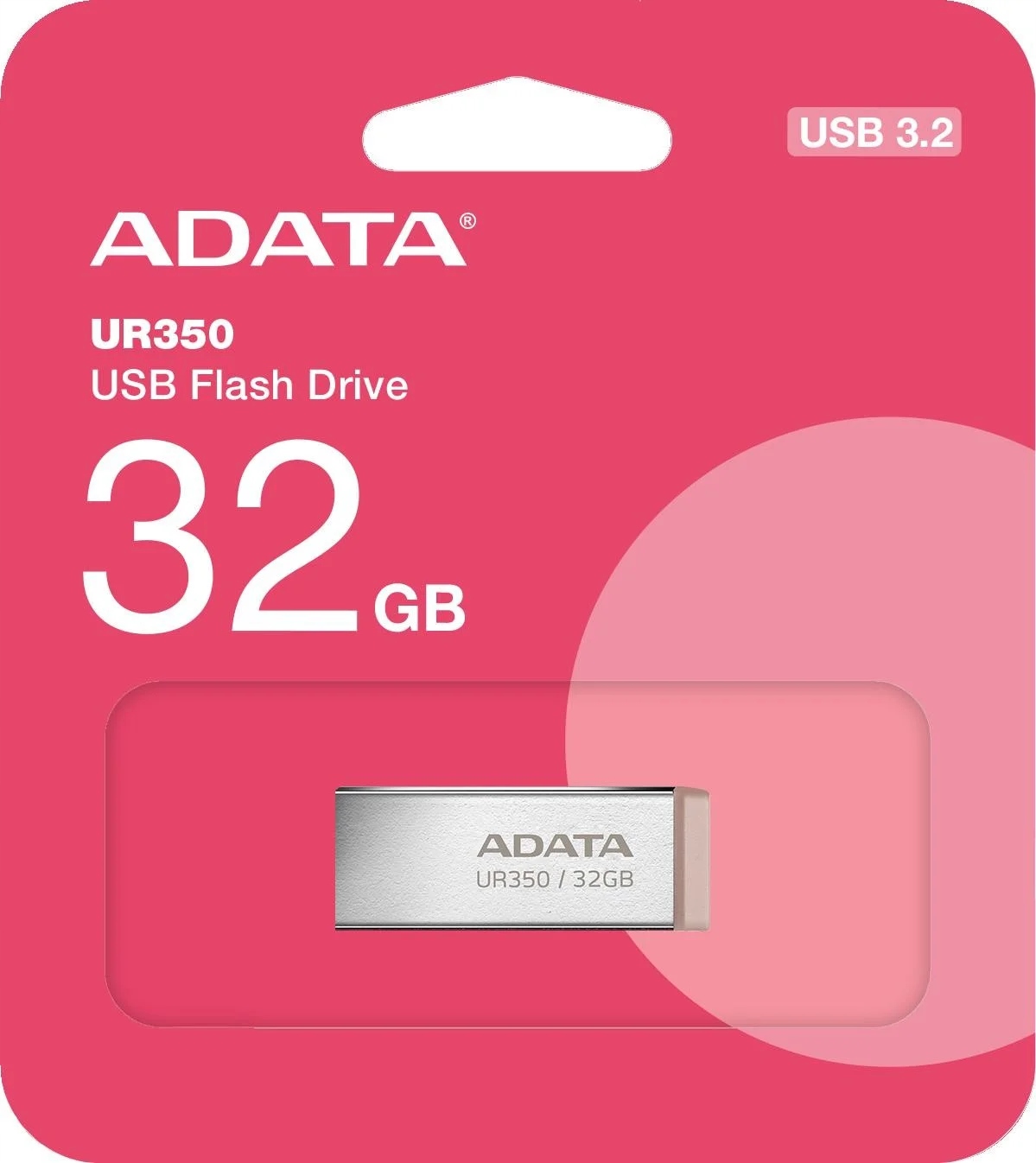 Pendrive ADATA UR350-32G-RSR/BG 32 GB USB 3.2 brązowy