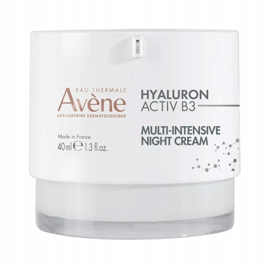 Avène Hyaluron Activ B3 multiintensywny krem na noc, 40 ml