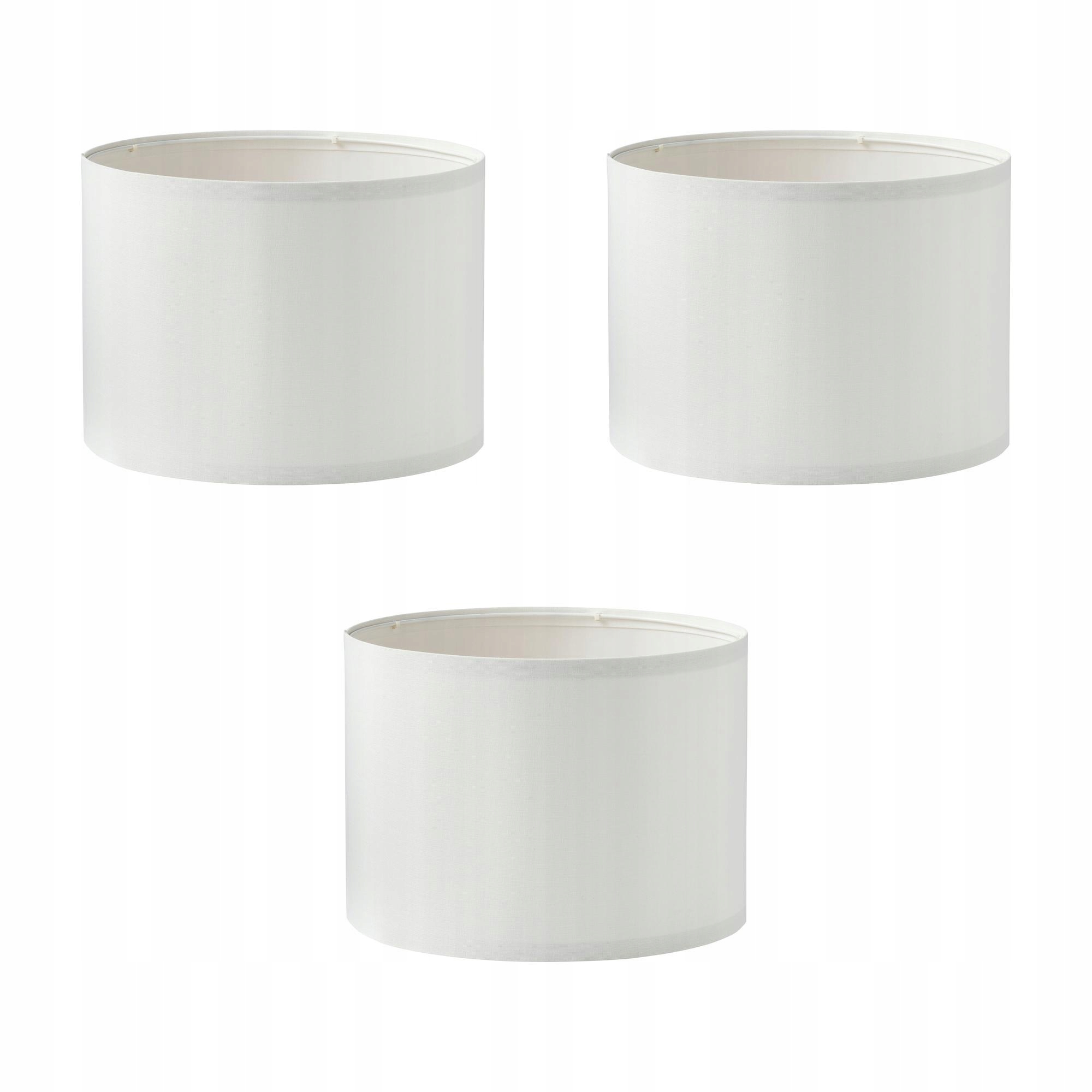 3 ks Stínidlo Ringsta bílé 33 cm pro závěsnou nebo stolní lampu