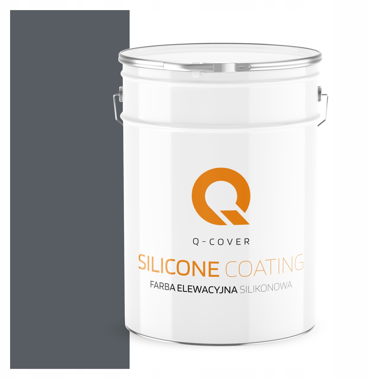 Fasádna Silikónová Fasádna Farba Šedá Grafitová F256 10L