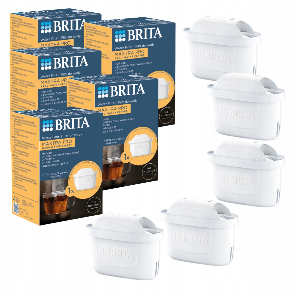 Wkłady Brita Maxtra Pro Hard Water Expert do dzbanka 5 szt filtry dzbankowe