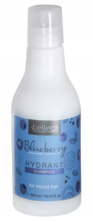 Szampon Belleco Blueberry nawilżający, keratyna nanoplastia 300ml
