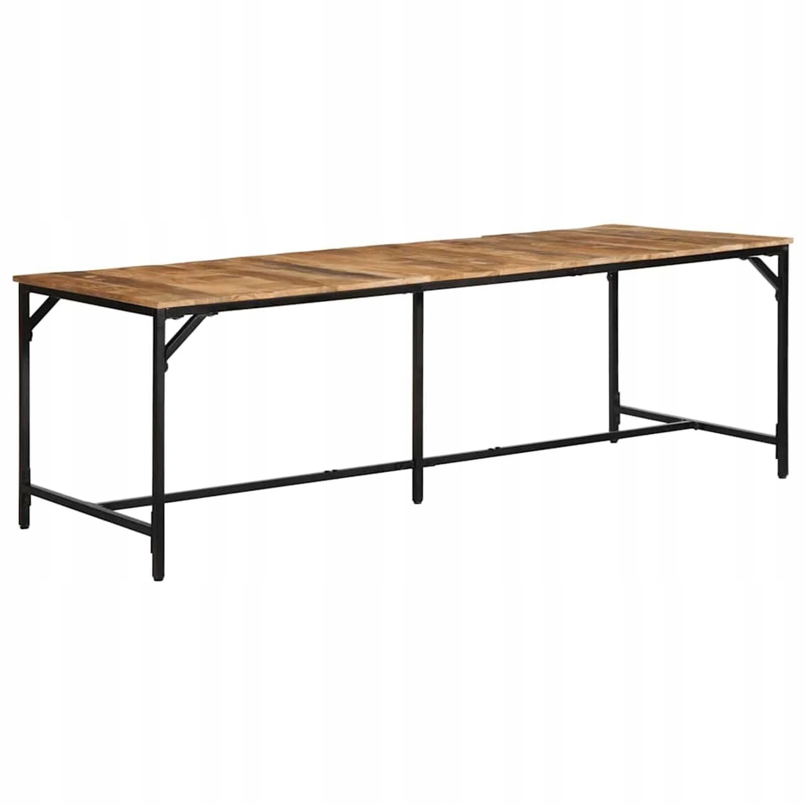Stół Jadalny VidaXL z Litego Drewna Mango 220x90 cm na 6-8 Osób Rustykalny