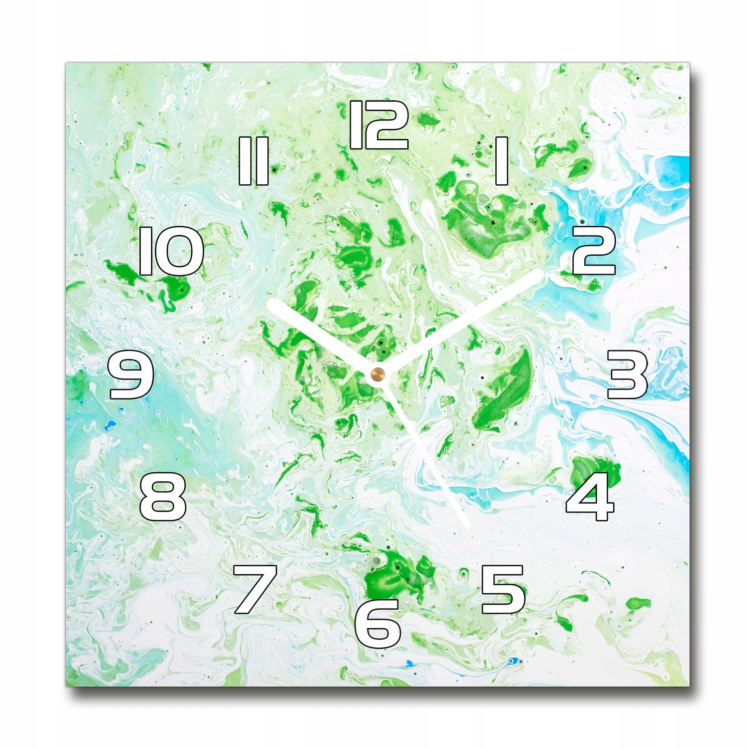 

Zegar szklany kwadratowy Abstrakcyjne tło 30x30 cm