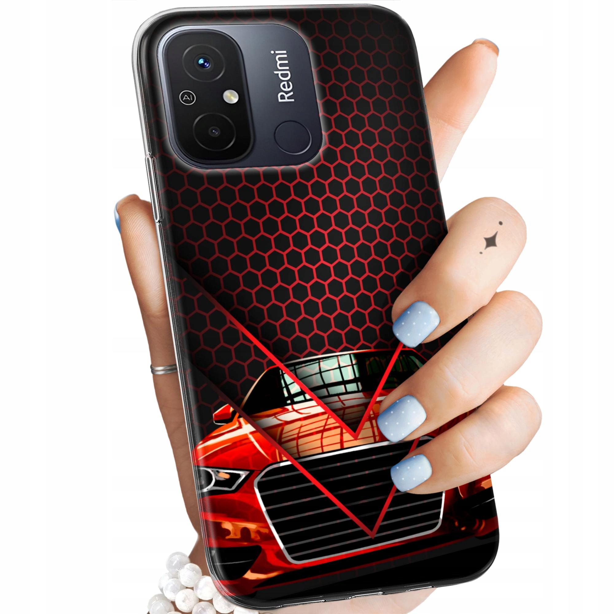Etui Do Xiaomi Redmi 12C Auto Motor Pojazdy Samochody Obudowa Case