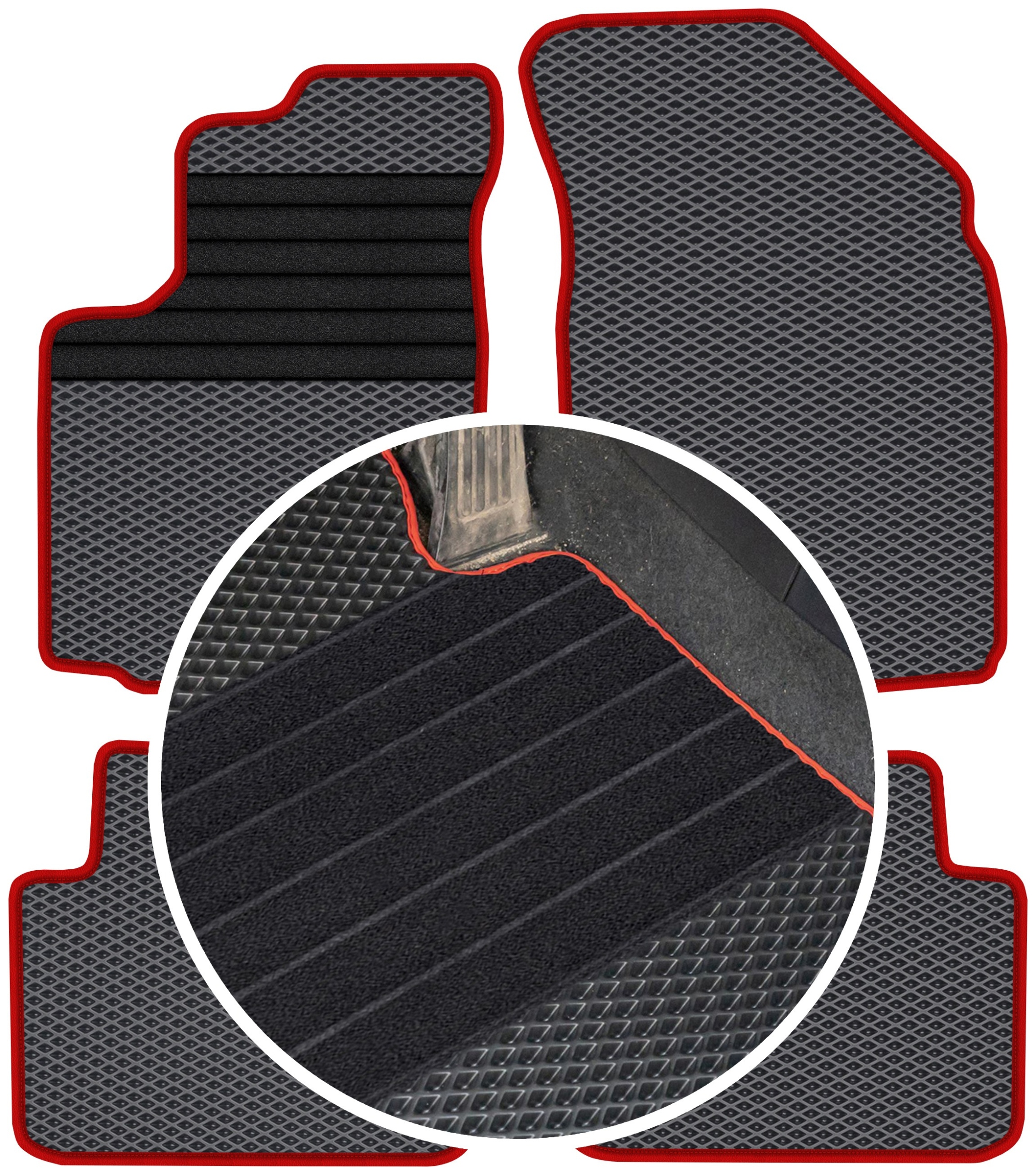 Chevrolet Aveo II Sd 2008-2011 Gumové rohože do auta Eva Eternity