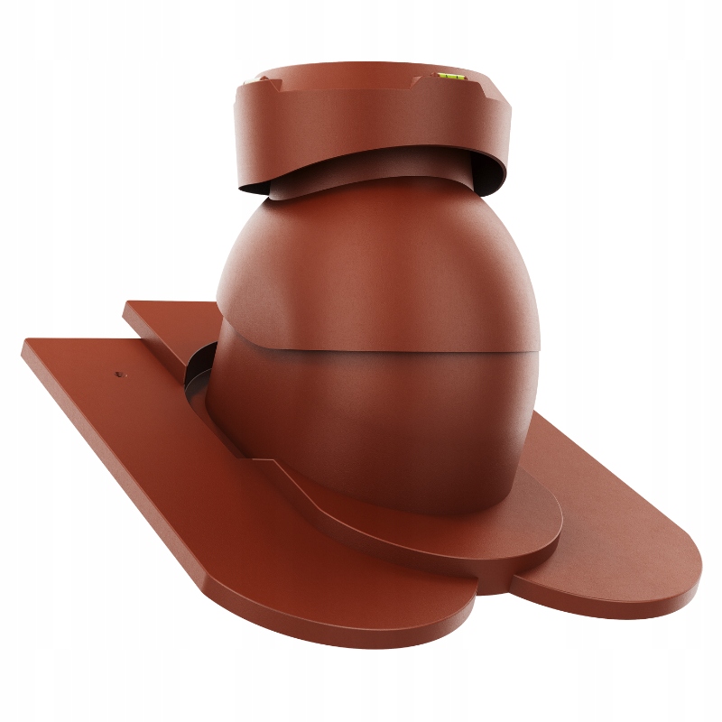 Krbový kanalizační odvětrávač fi110 s korunkou Kasztan