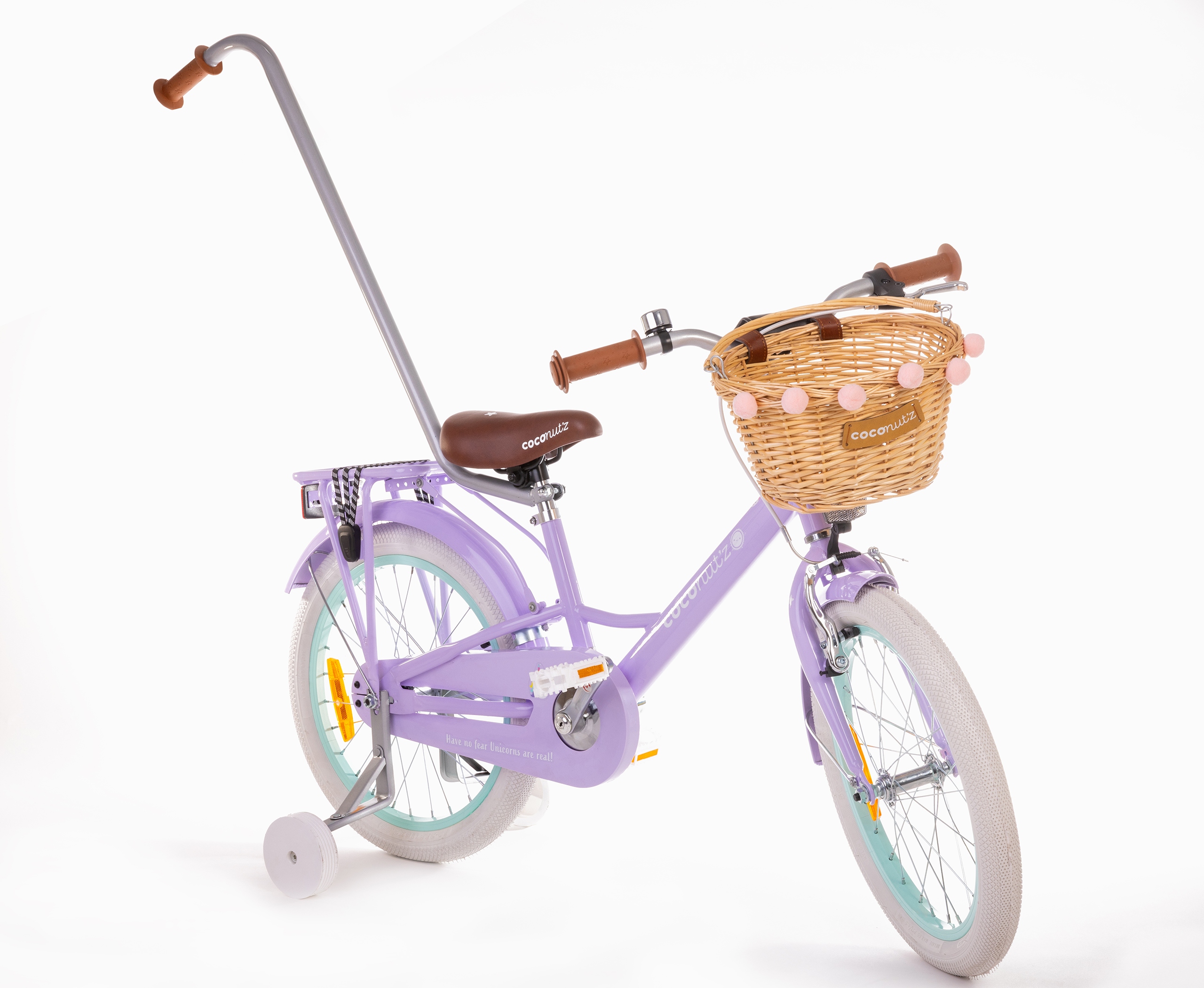 Dziewczęcy Rower Dziecięcy Coconut'z Unicorn 18" Purple dla Dziewczynki