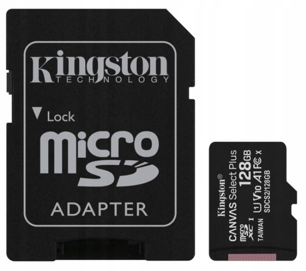 Karta KINGSTON micro SD 128 GB microSD Class 10 Kod producenta SDCS2/128GB