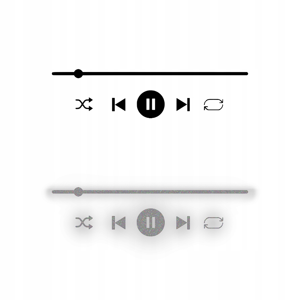 ODTWARZACZ MP3 Naklejka na samochód na auto - ODBLASKOWA| HOLOGRAM