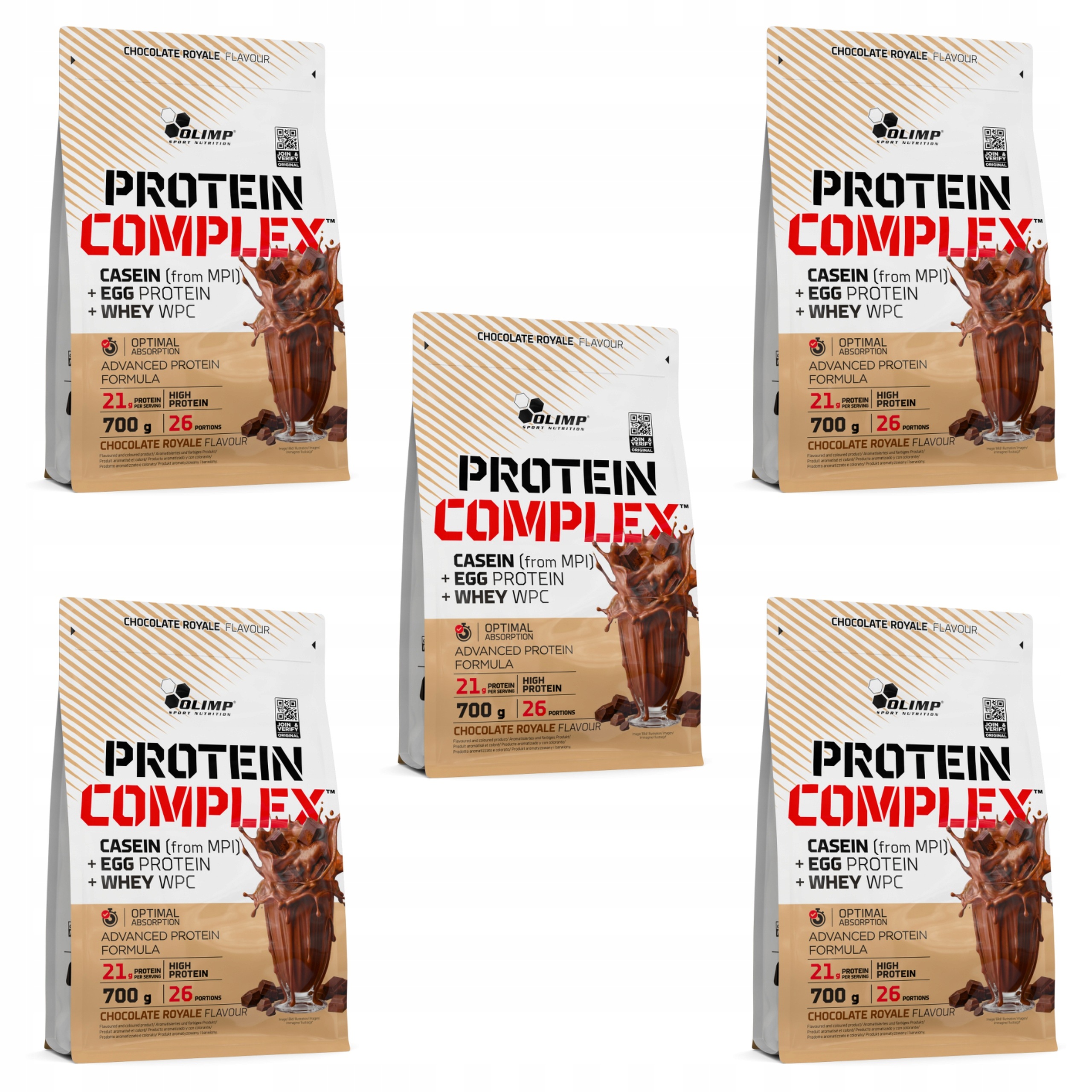 Olimp Whey Protein Complex 5X 700g 3500g Vaječný Bílek Kasein Wpc Čokoláda