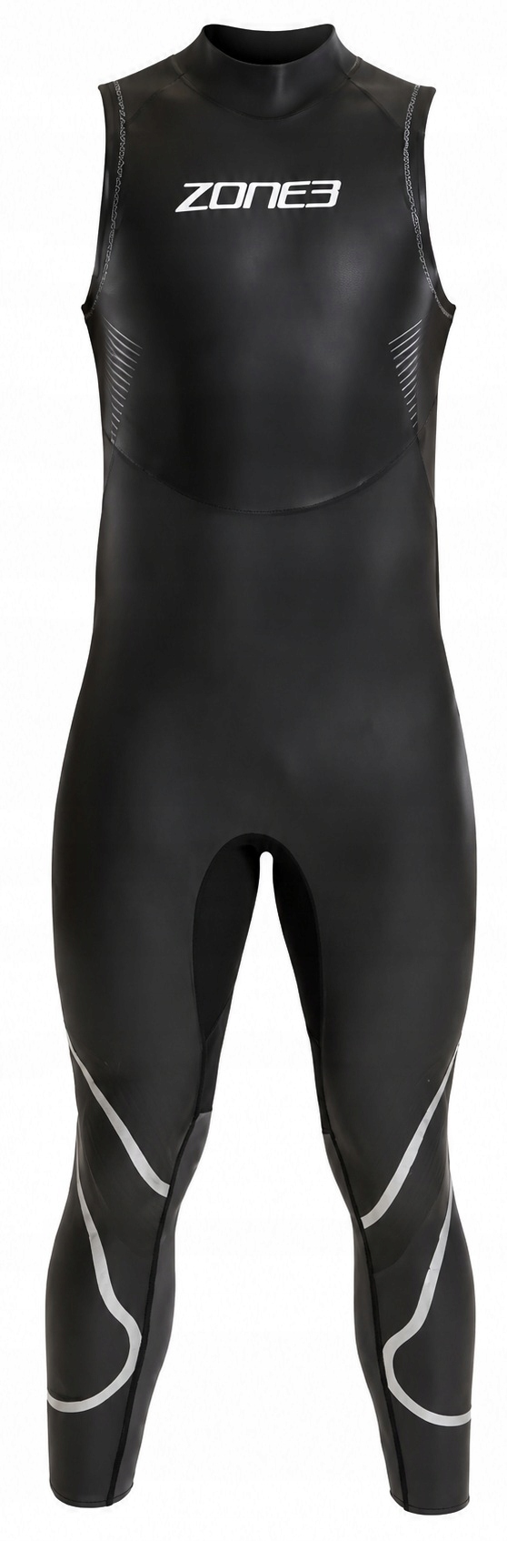 Neopren pro triatlon Zone3 Ascend bez rukávů černý/šedý M