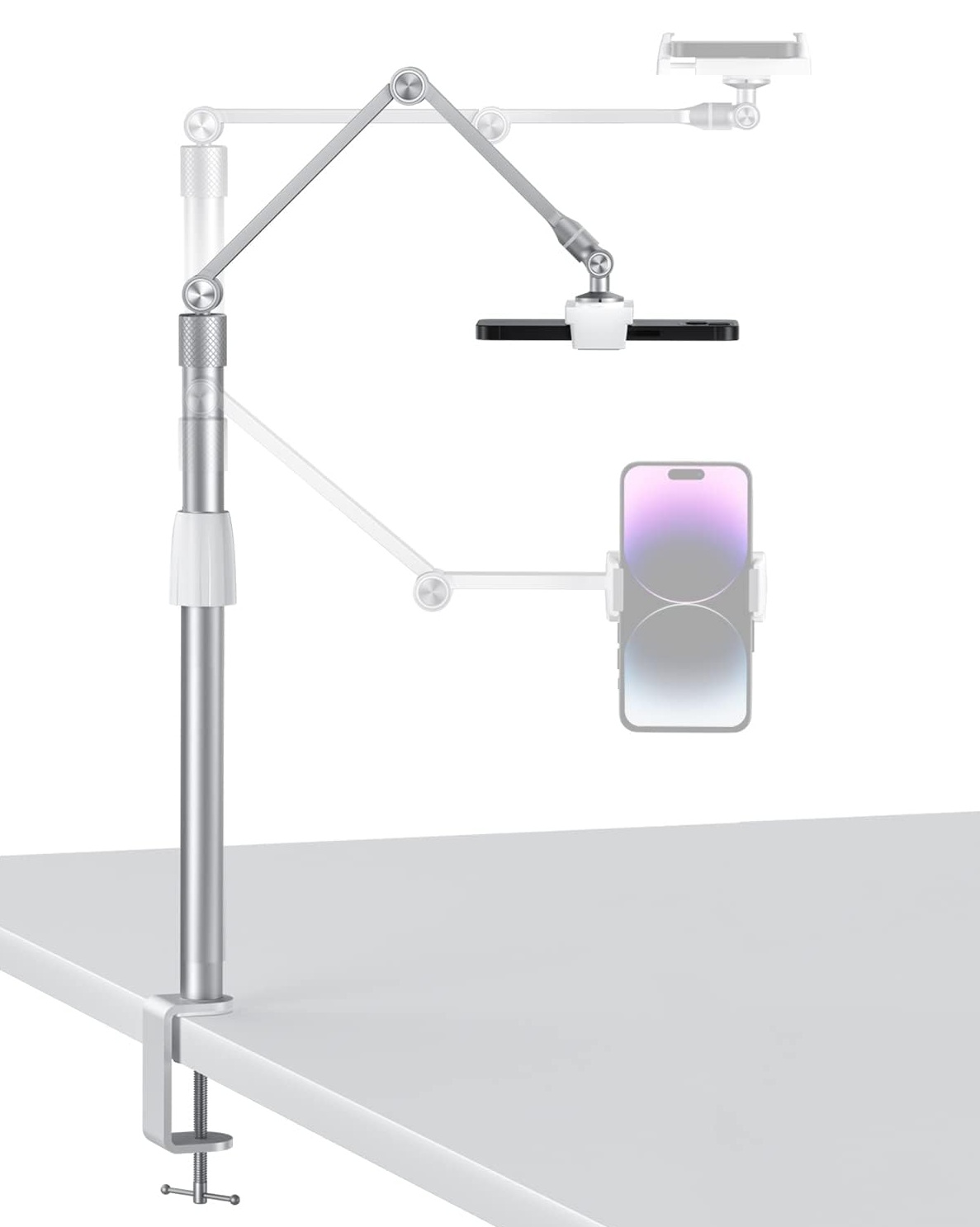 Stojánek na telefon a tablet Viozon AP-4PC nastavitelný, hliníkový