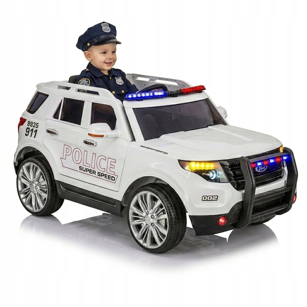 Auto Policja na Akumulator 9935 z Megafonem, Pilot/9935