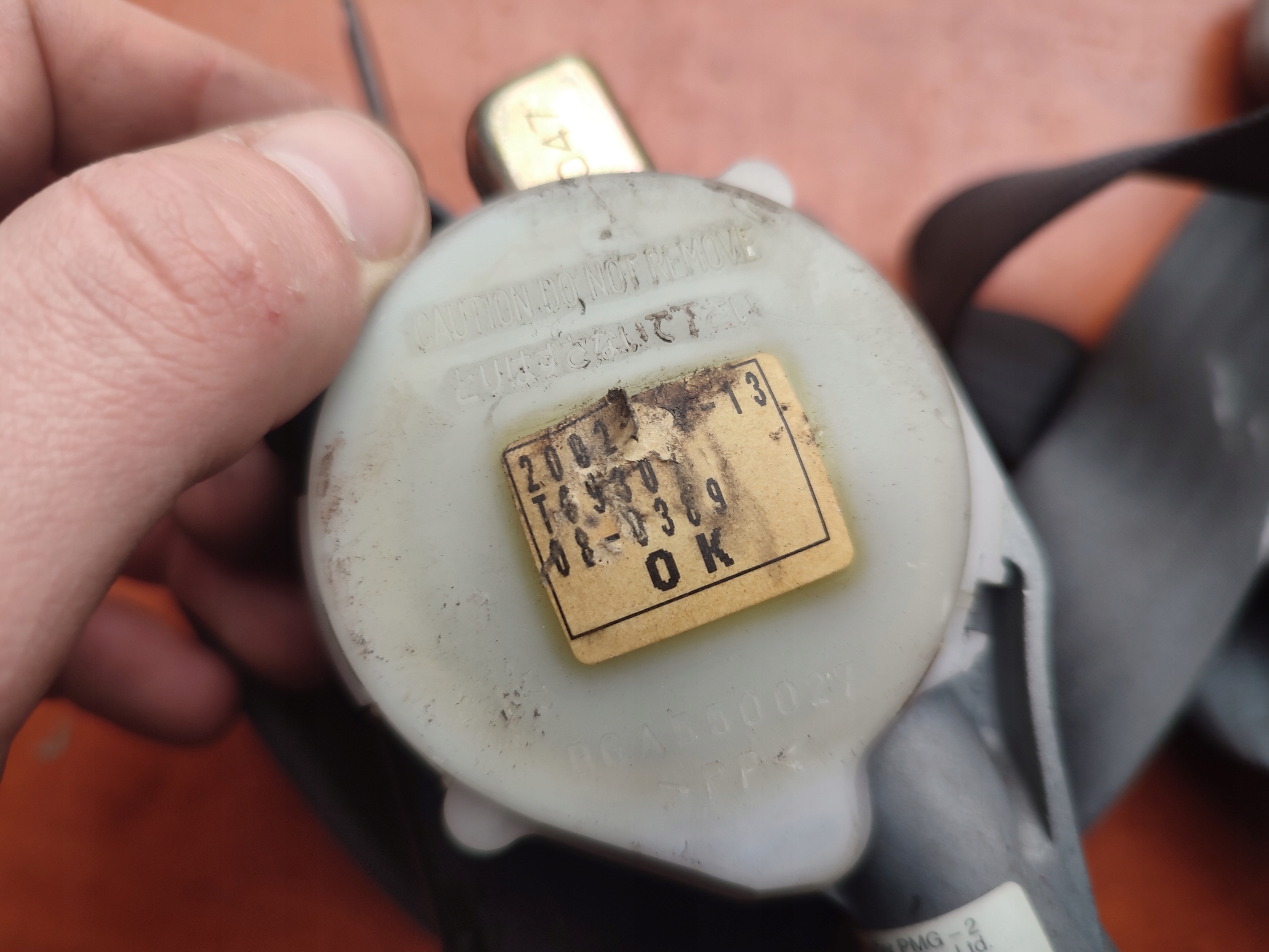 Gurten Sicherheits rechts heck Mazda 5 BDA120001
