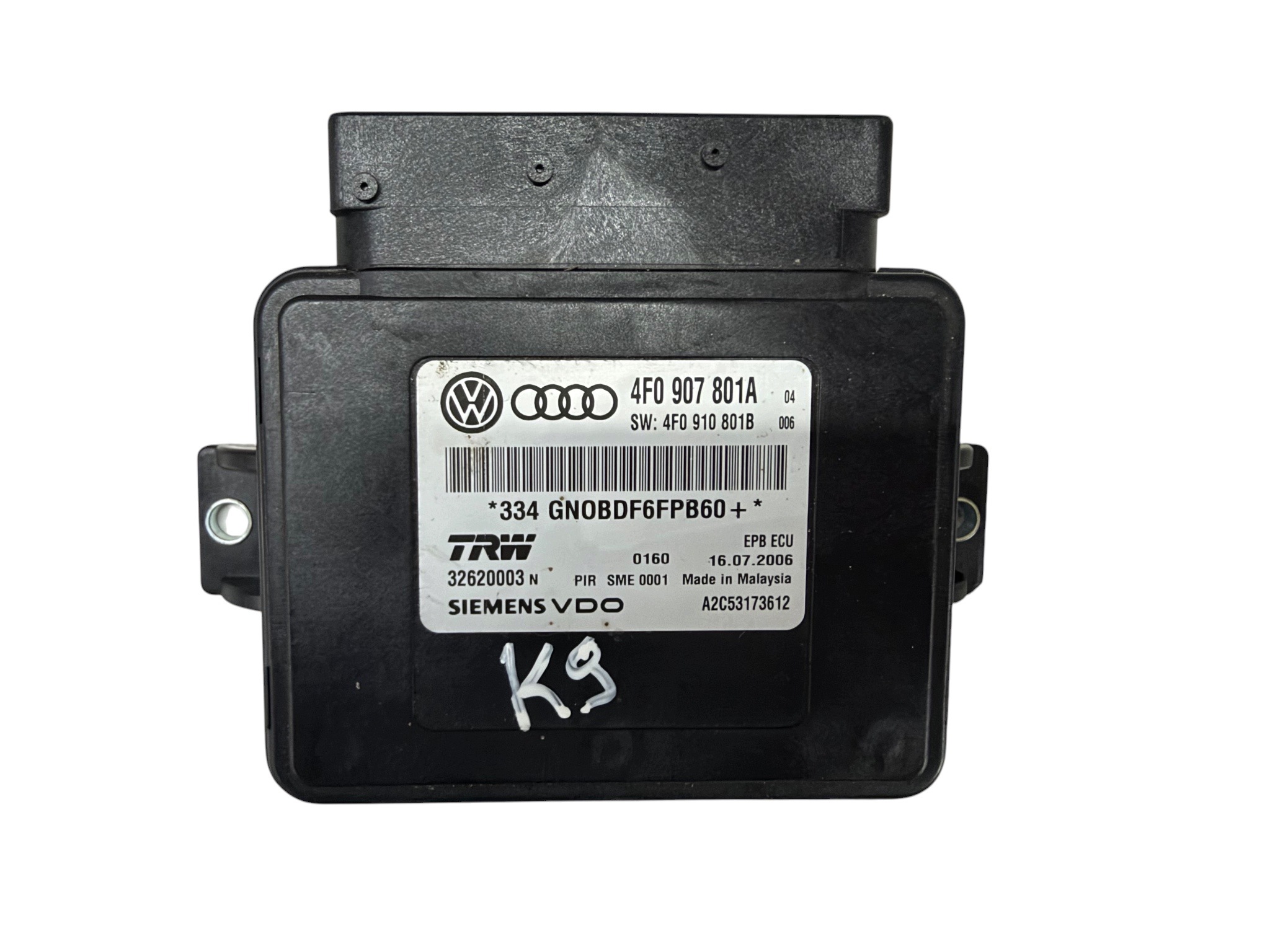 modul elektrische parkbremse AUDI A6 C6 4F0907801A