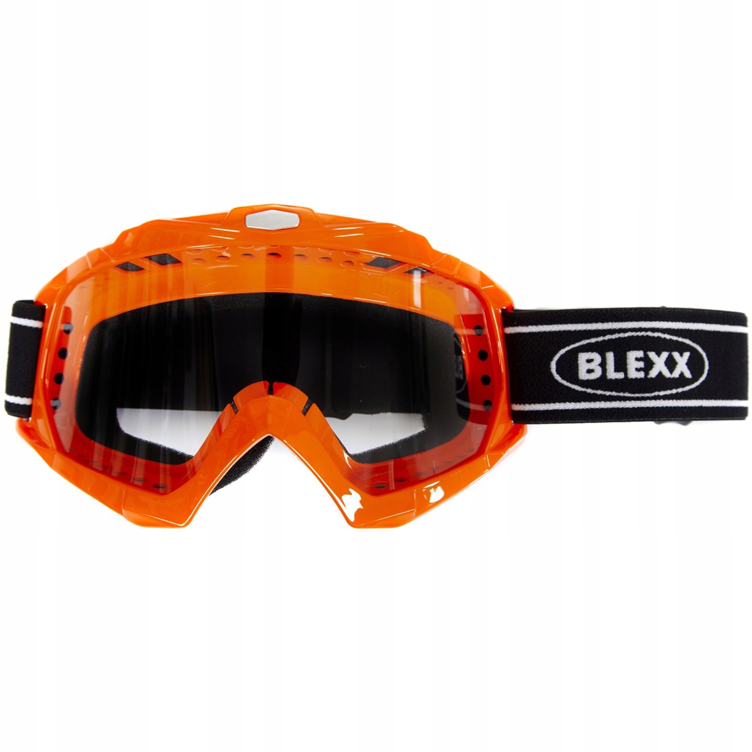 Gogle Motocyklowe Off Road Narciarskie Cross Quad Enduro Atv Bmx Pomarańcz