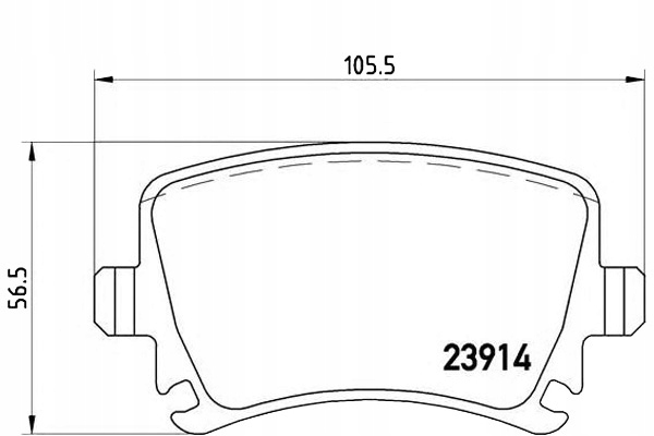 Brembo Brzdové Destičky Audi A3 S3 Quattro (8P1)