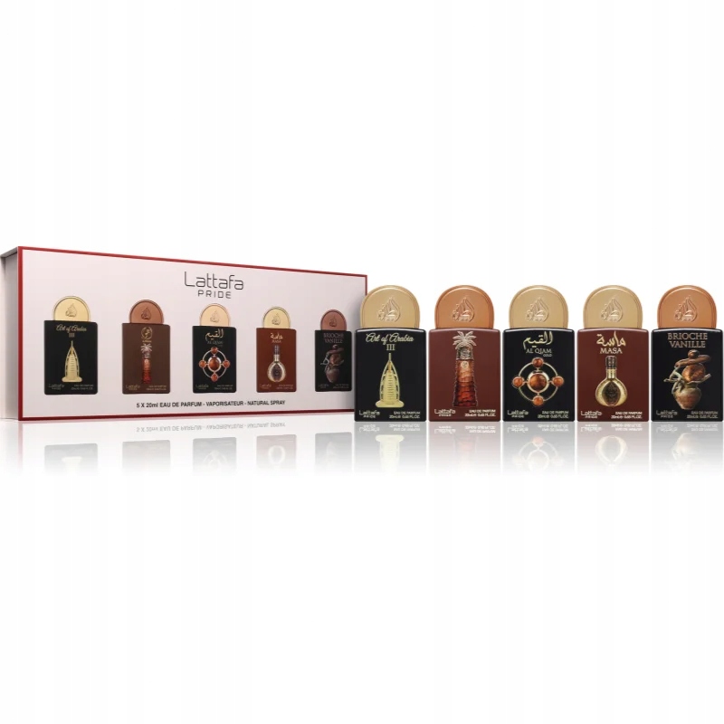 Lattafa Pride Collection No.4 sada parfémovaných vod 5x20 ml