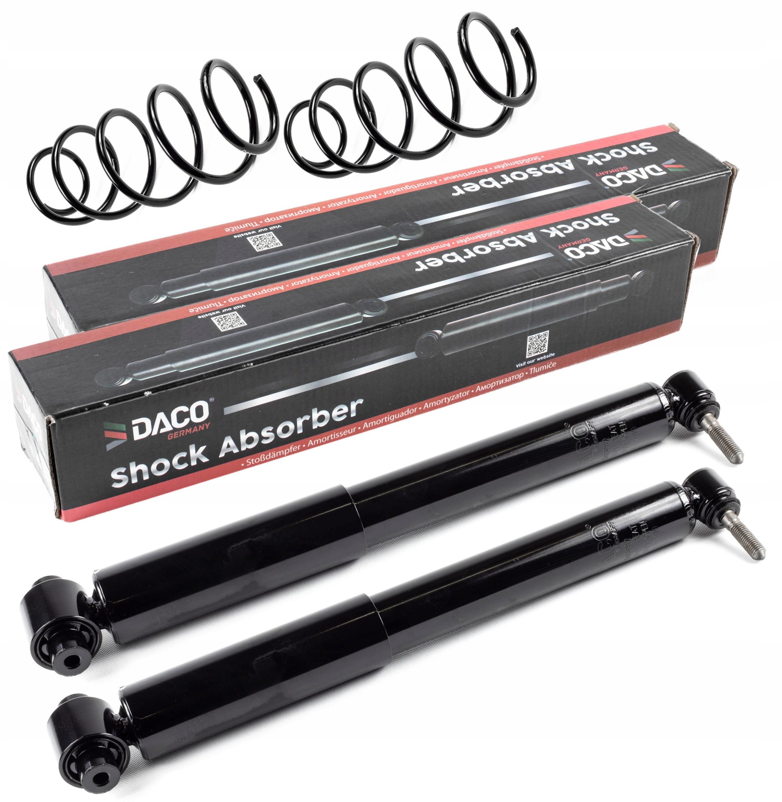 AMORTYZATORY SPRĘŻYNY WZMOCNIONE TYŁ MEGANE II 2