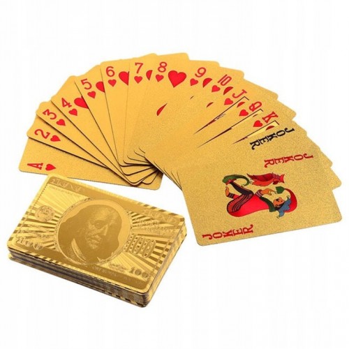 

Złote Karty Talia Do Gry W Poker-a Dolary Euro