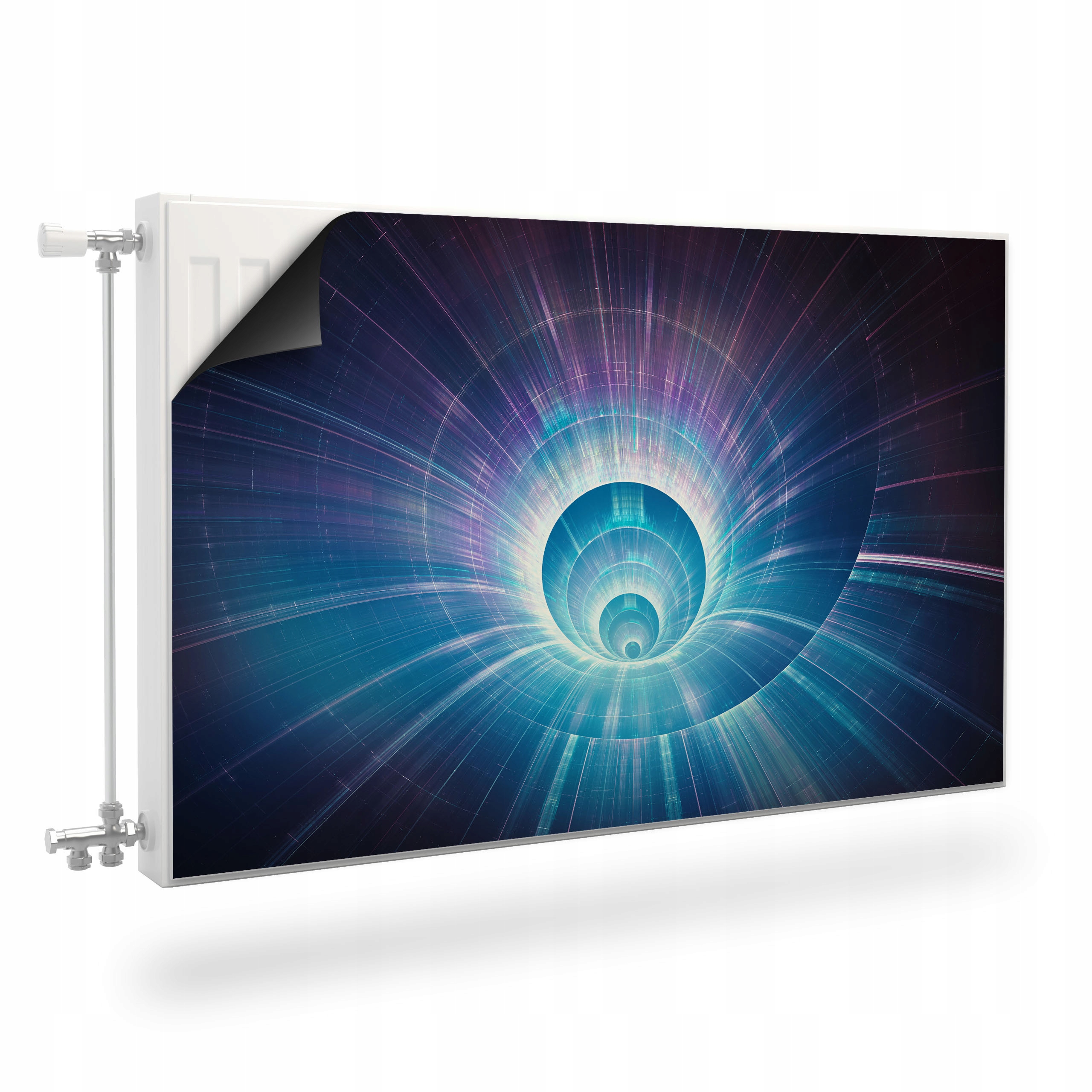 Magnetická Krytka Na Radiátor Moderní Tunel Abstrakce Efekt 3D 120x60