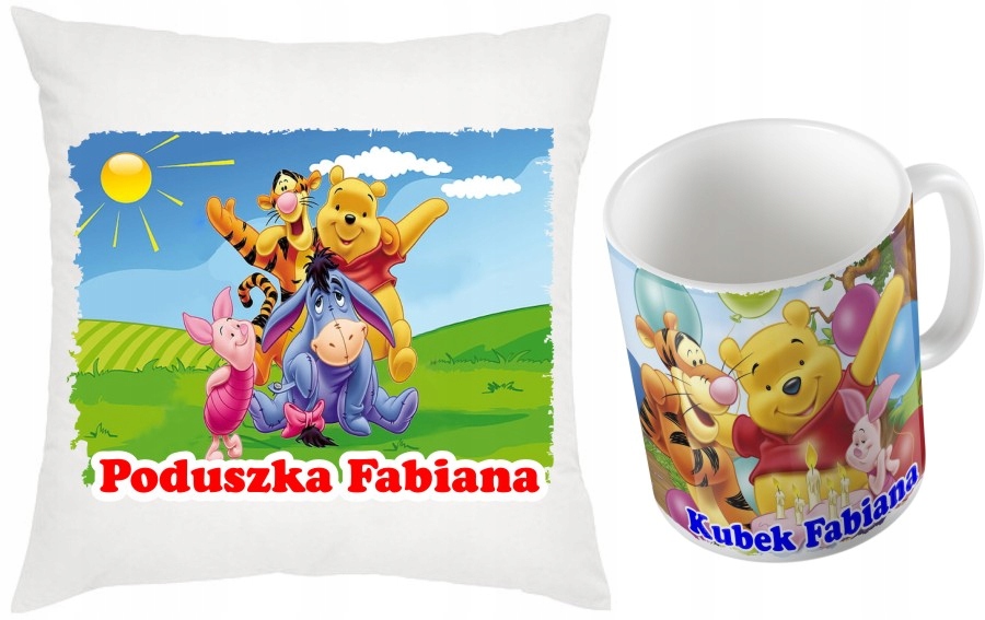 

Zestaw Kubek I Poduszka Kubuś Puchatek Imię