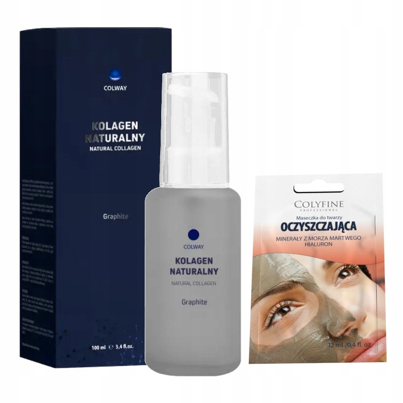 Kolagen Natural Graphite 100ml Colway Pro silné vlasy a nehty