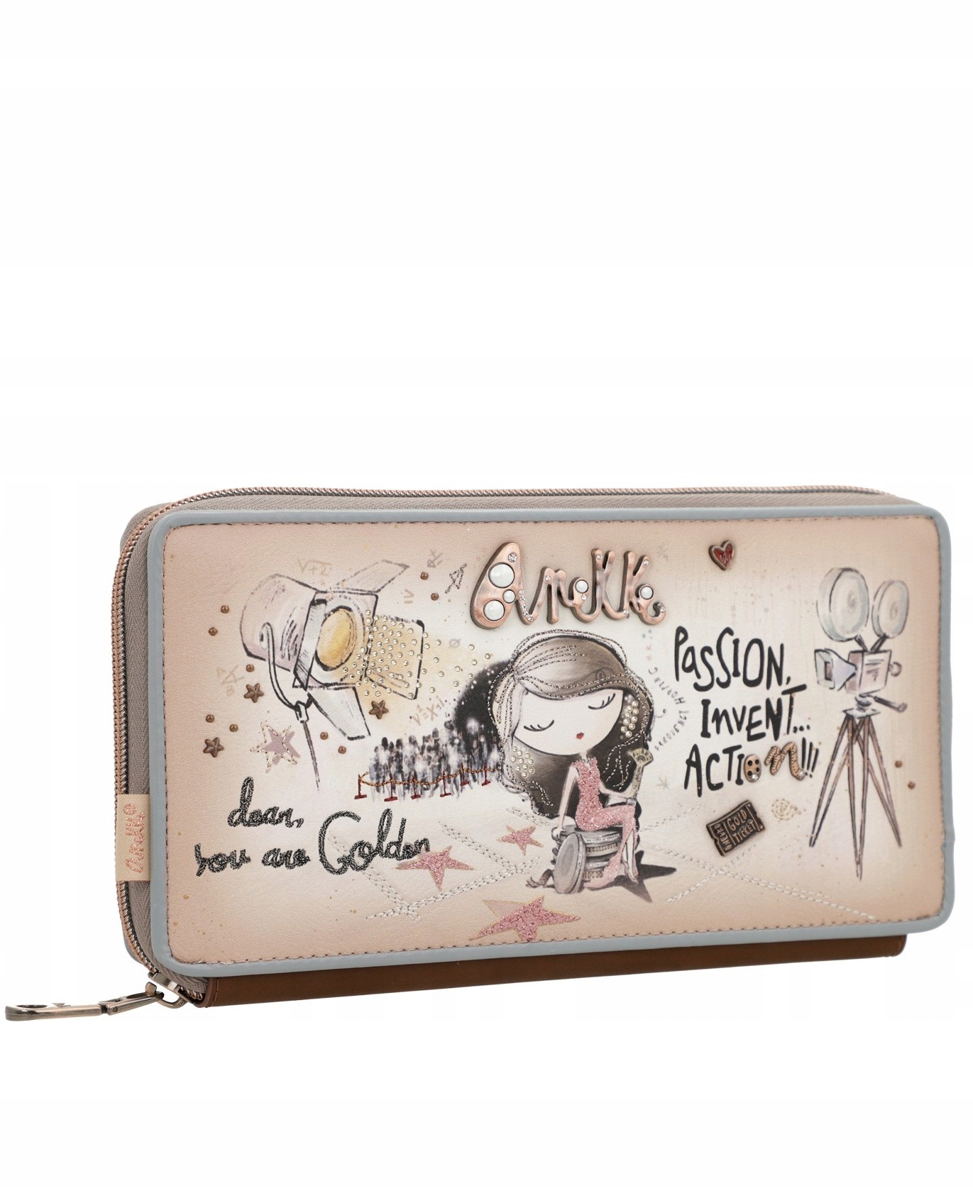 SASZETKA ETUI PODRÓŻNE PORTFEL ANEKKE Hollywood Model 38709-916