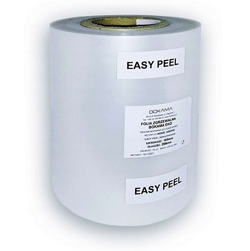 FOLIA ZGRZEWALNA TACEK BOKAMA PP 185mm / 55 / 200m