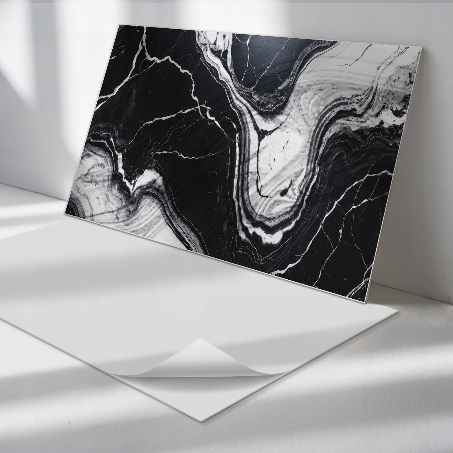 Sada vinylových panelov Jednoduchá montáž Abstraktný vzor mramoru 6x60x30 cm