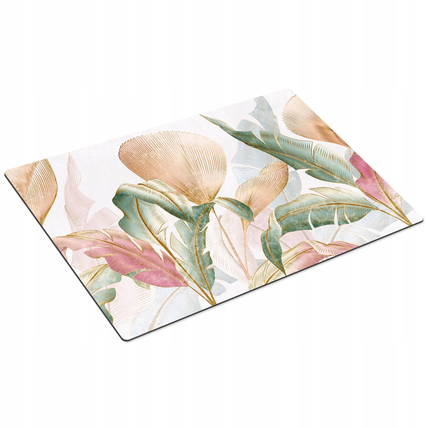 PODKŁADKA NA STÓŁ POD EKSPRES I KUBKI DO KAWY LIŚCIE PALMY KOLOR 49x33 cm