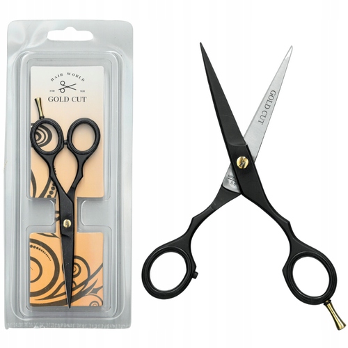 Gold Cut Profesionální Kadeřnické Nůžky Pe Black Matt NPEBM55 5,5"