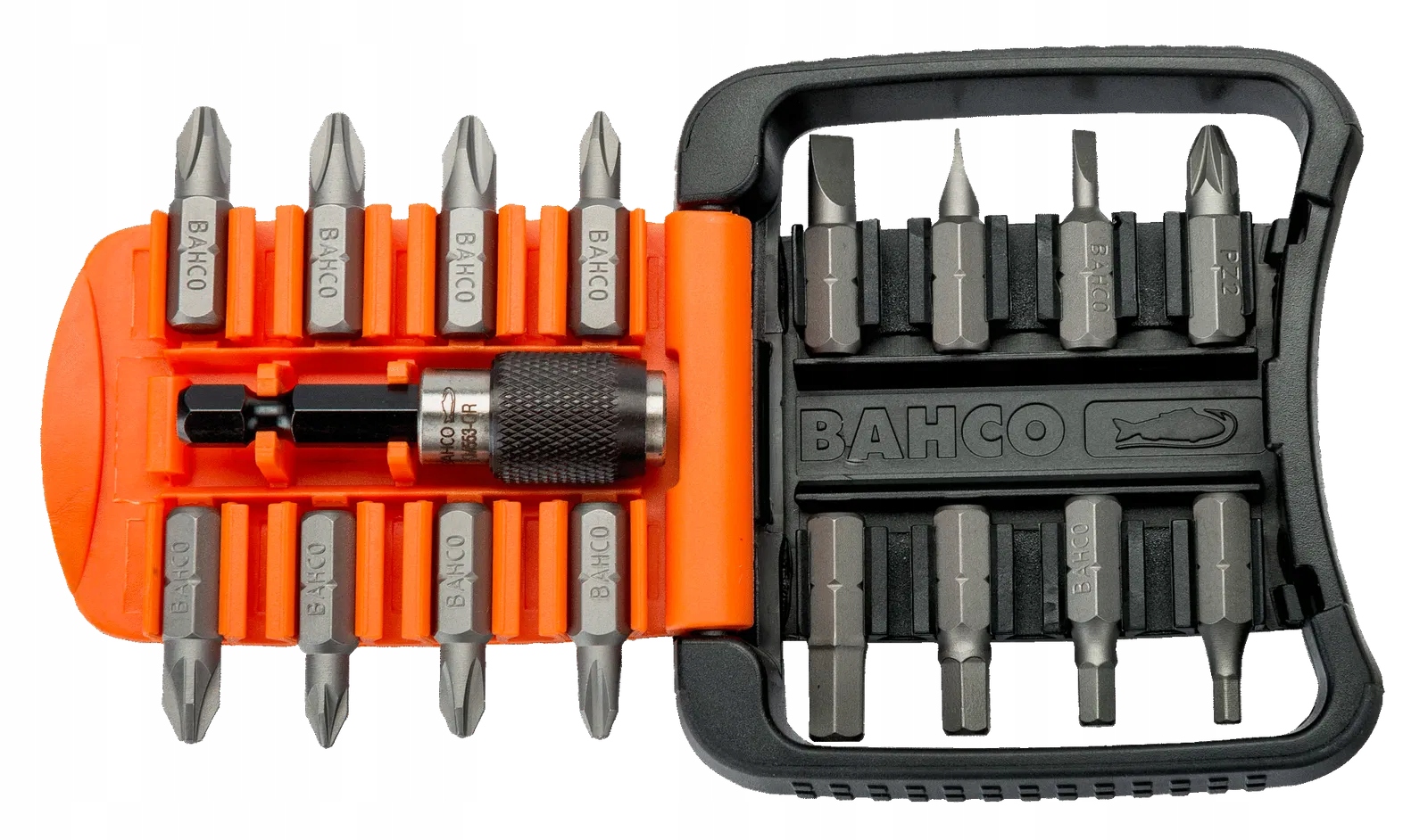 Zestaw bitów wkrętaka PH,PZ,HEX,SL i uchwyt magnetyczny - 17 szt. BAHCO Liczba elementów pojedyncze