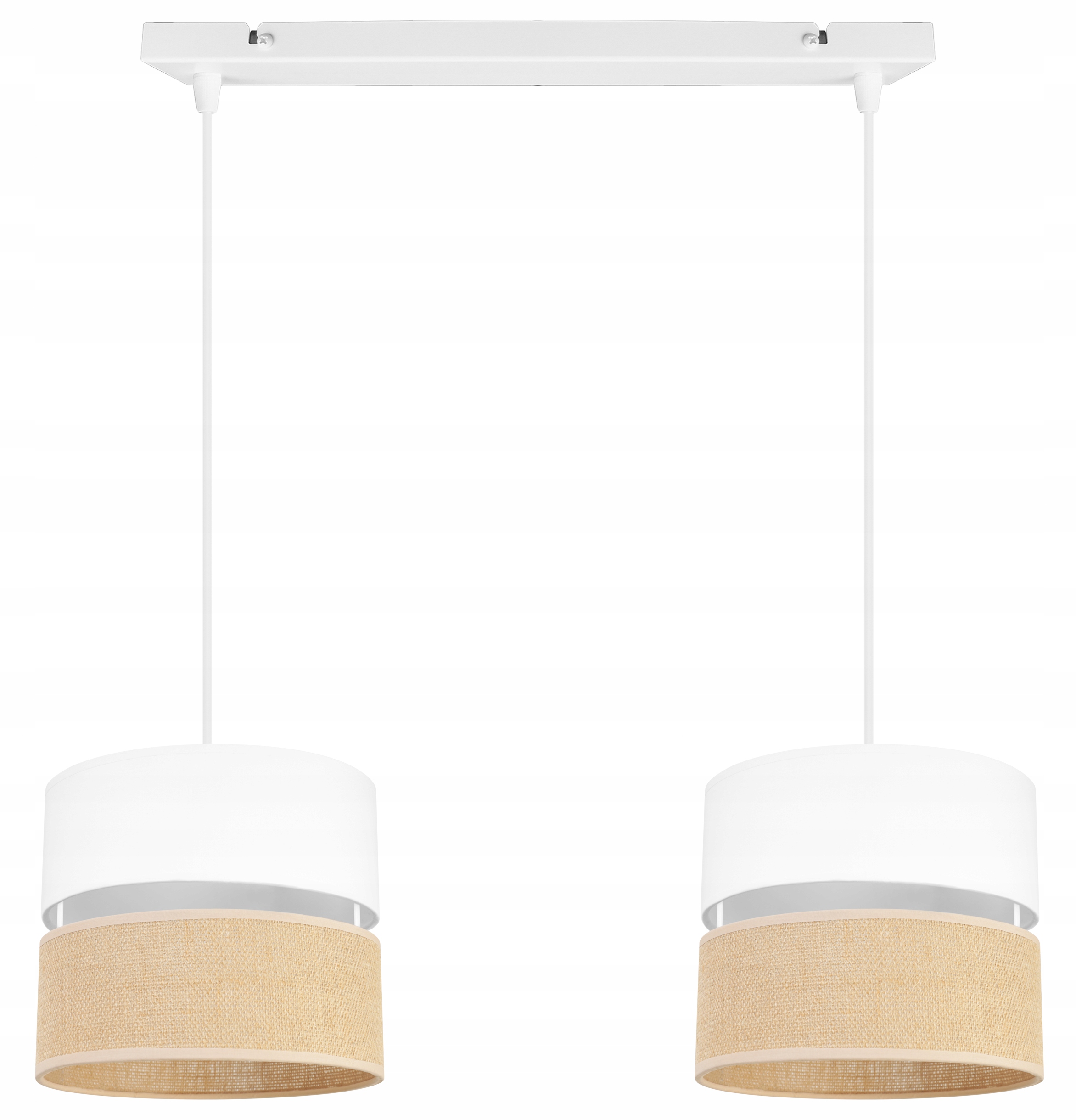 Závěsná Stropní Lustrová Lampa Boho Juta 20 CM Do Ložnice Obývacího Pokoje