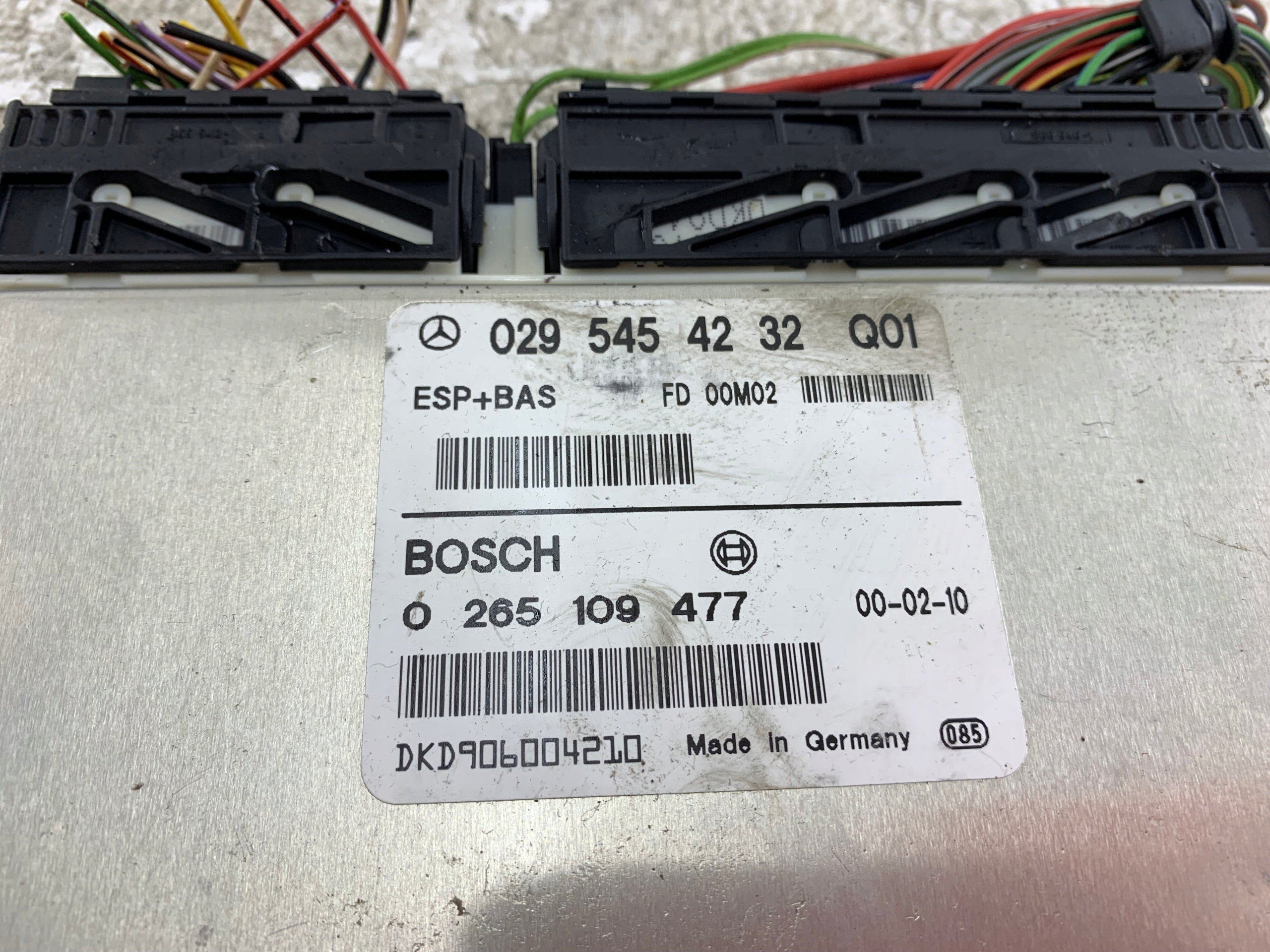 MERCEDES W168 control unit ESP BAS 0295454232