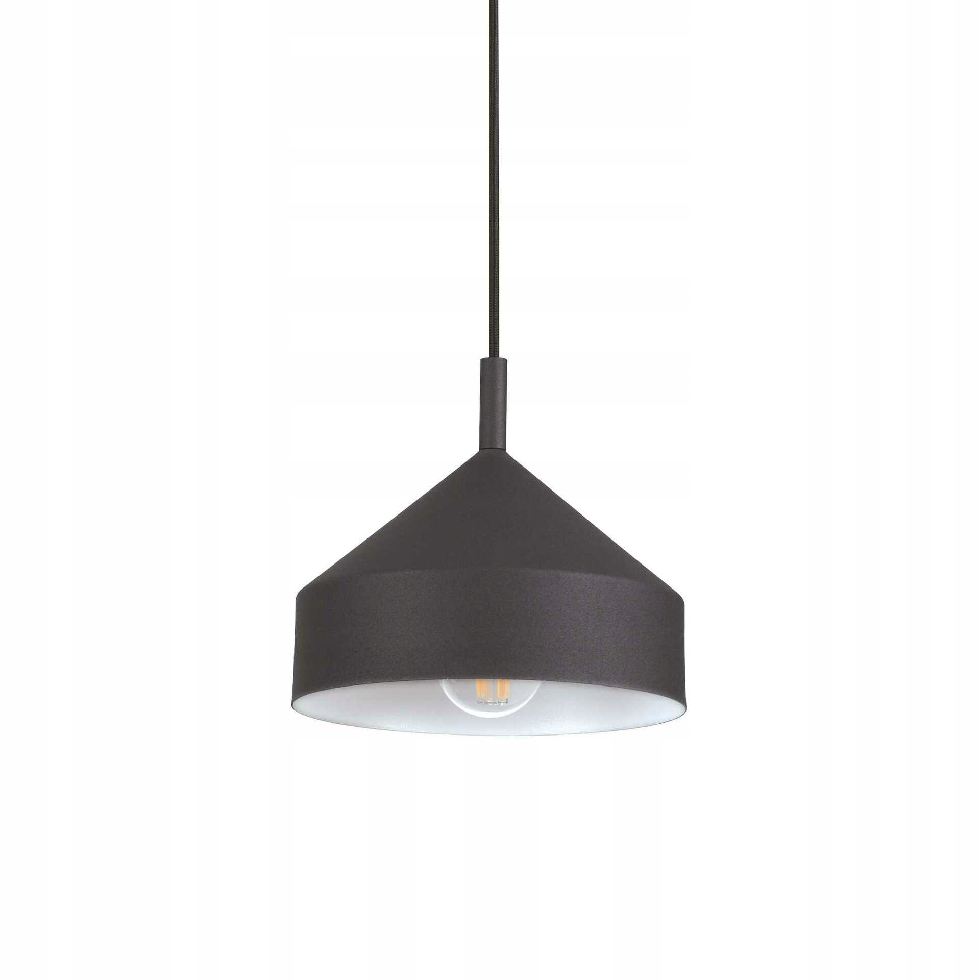 Závesné svietidlo Ideal Lux Yurta E27 čierne 210mm IP20