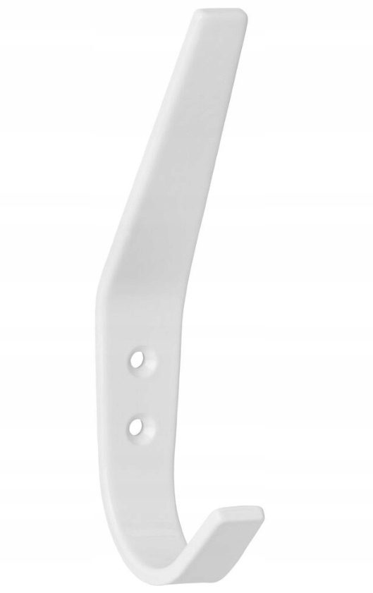 Wieszak biały kapelusz przykręcany 2 śruby DAS met