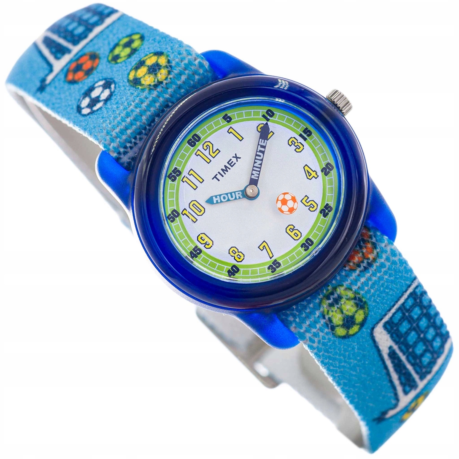 Dětské Hodinky Timex TW7C16500 Kids Time Machines Soccer Modré