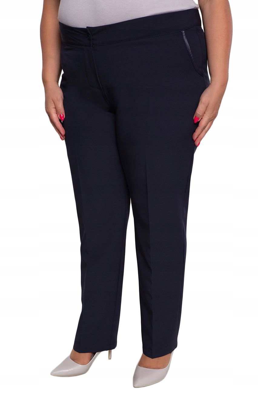 Návštěvní kalhoty v barvě granátové barvy, velikost 56