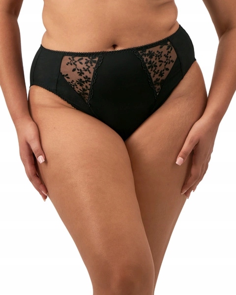 Zarla kalhotky s vysokým pasem – černé – Elomi