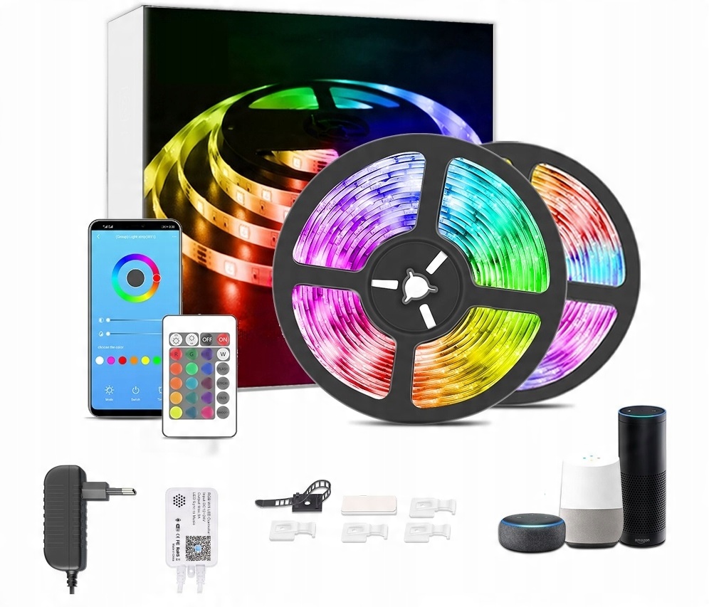 

Taśma Led 10M Rgb 5050 WiFi Pilot Aplikacja+gratis