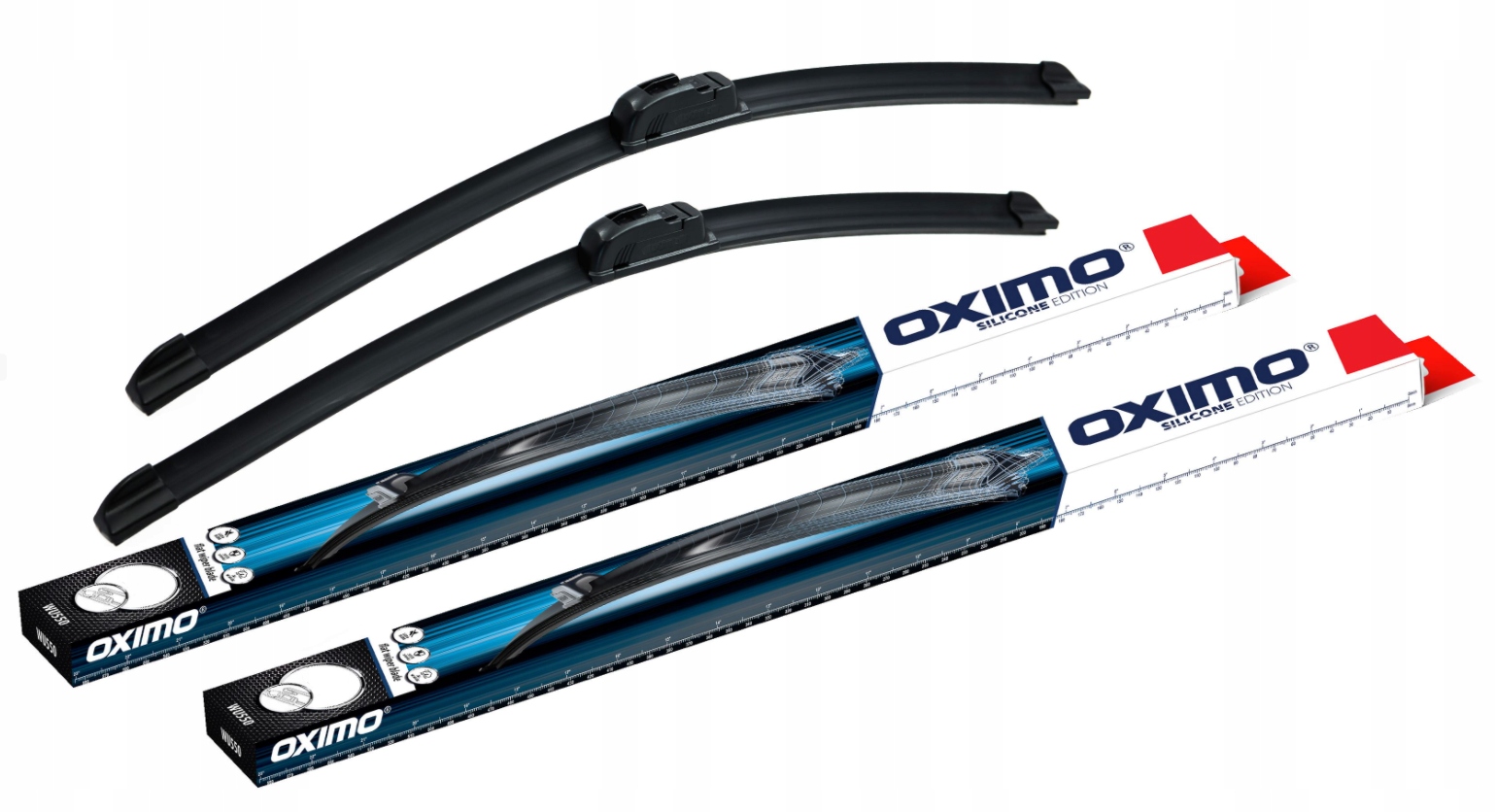 

Komplet Wycieraczki Płaskie Oximo Volkswagen Fox