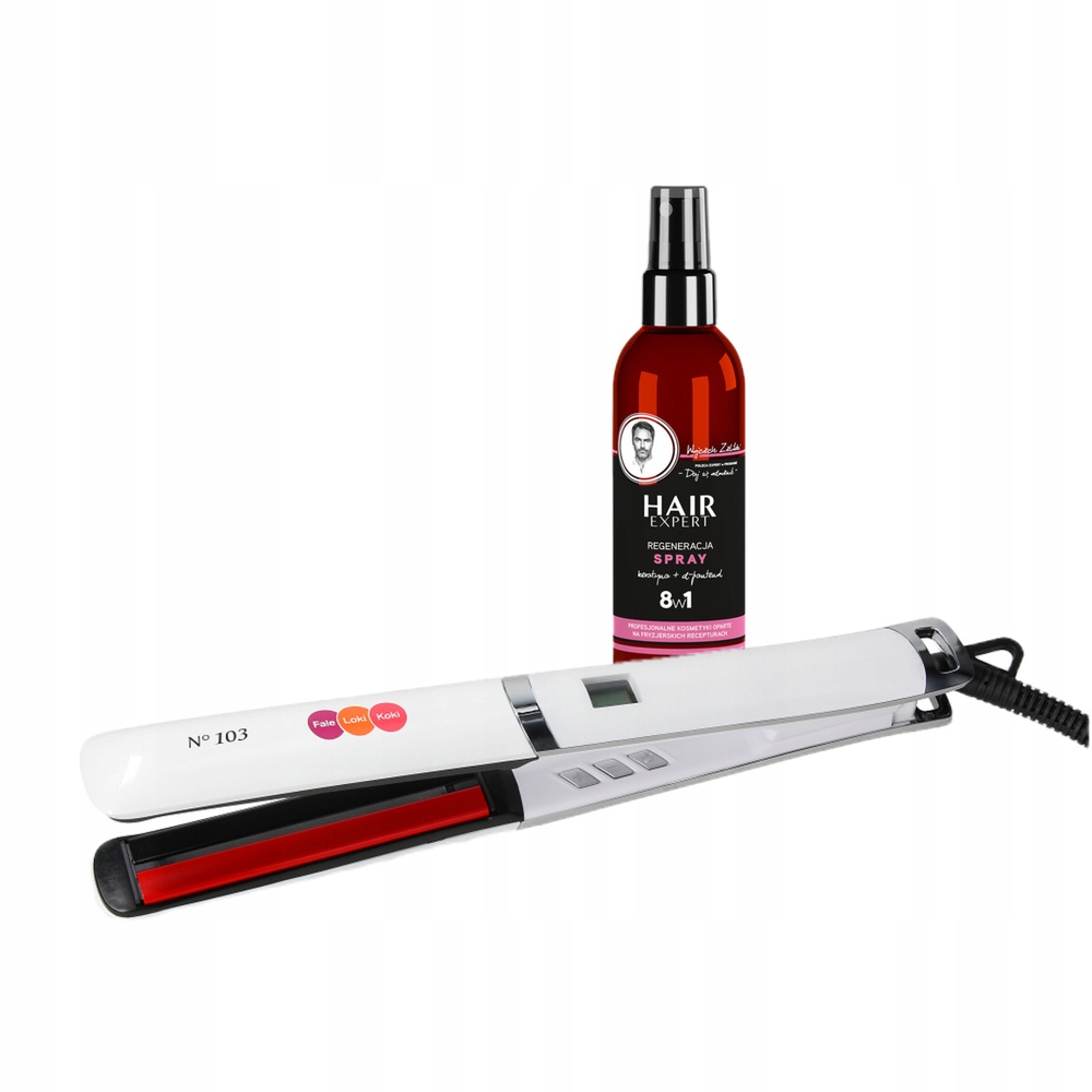 Prostownica do włosów na podczerwień Fale Loki Koki N 103