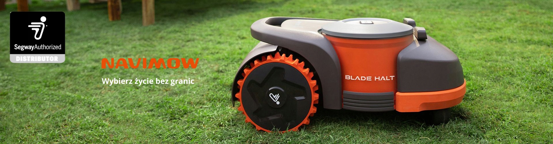 SEGWAY NAVIMOW i108E Robot koszący GPS Kosiarka do trawy RTK Bez kabla Średni czas pracy 120 min